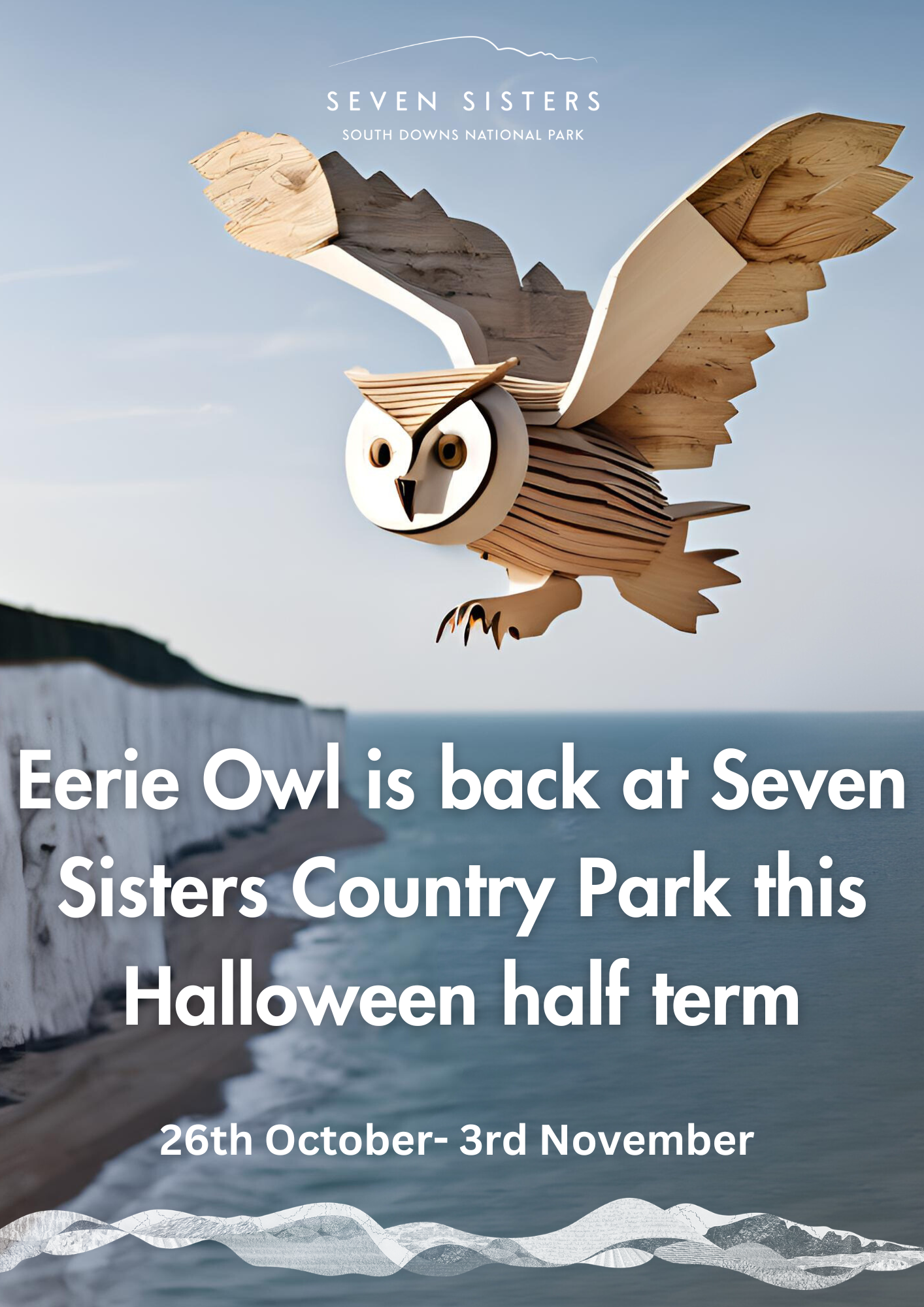 Eerie the Owl Halloween trail image